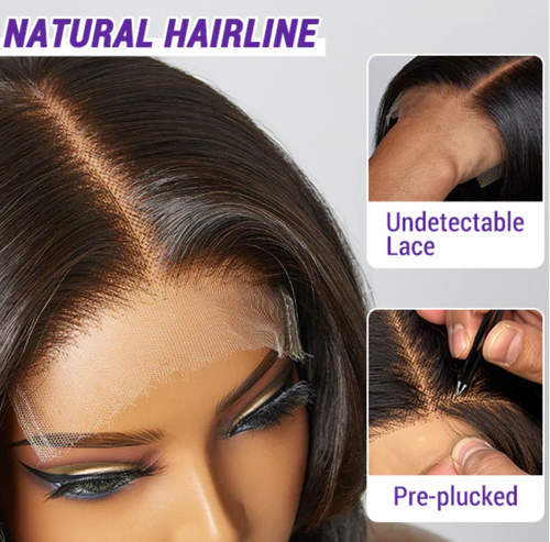 Lace Frontal (Straight) freestyle | Pre Plucked| Baby Hair