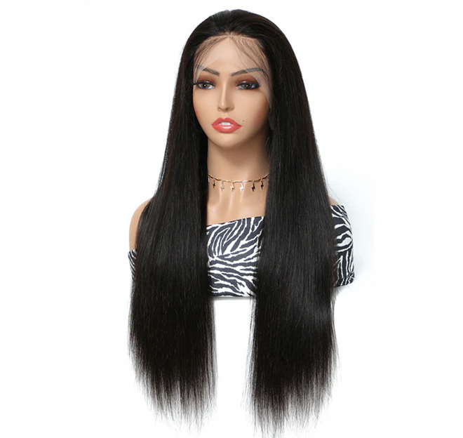 Whitney Marie Lace Frontal Wig | Virgin Peruvian straight hair 180% density 13 x 6 inch frontal | Pre plucked | Baby Hair