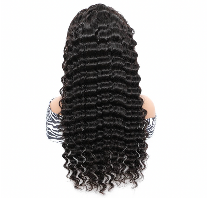 Whitney Marie Lace Frontal Wig | Virgin Brazilian deep wave hair 150% density 13 x 6 inch frontal | Pre plucked | Baby Hair