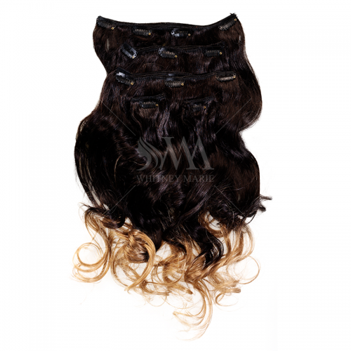 Clip-in Hair Extension Ombre 2/27 (Wavy) - Whitney Marie Hair